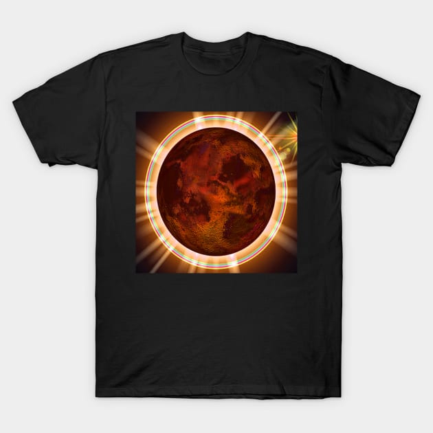 Retro Globe Copper Color Vintage Graphic Design, Available on many products T-Shirt by tamdevo1
